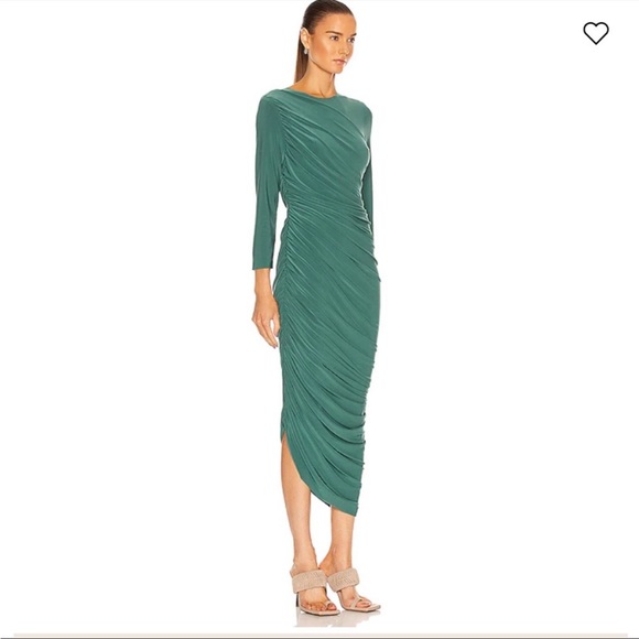 Norma kamali Diana Green Dress - Picture 2 of 6